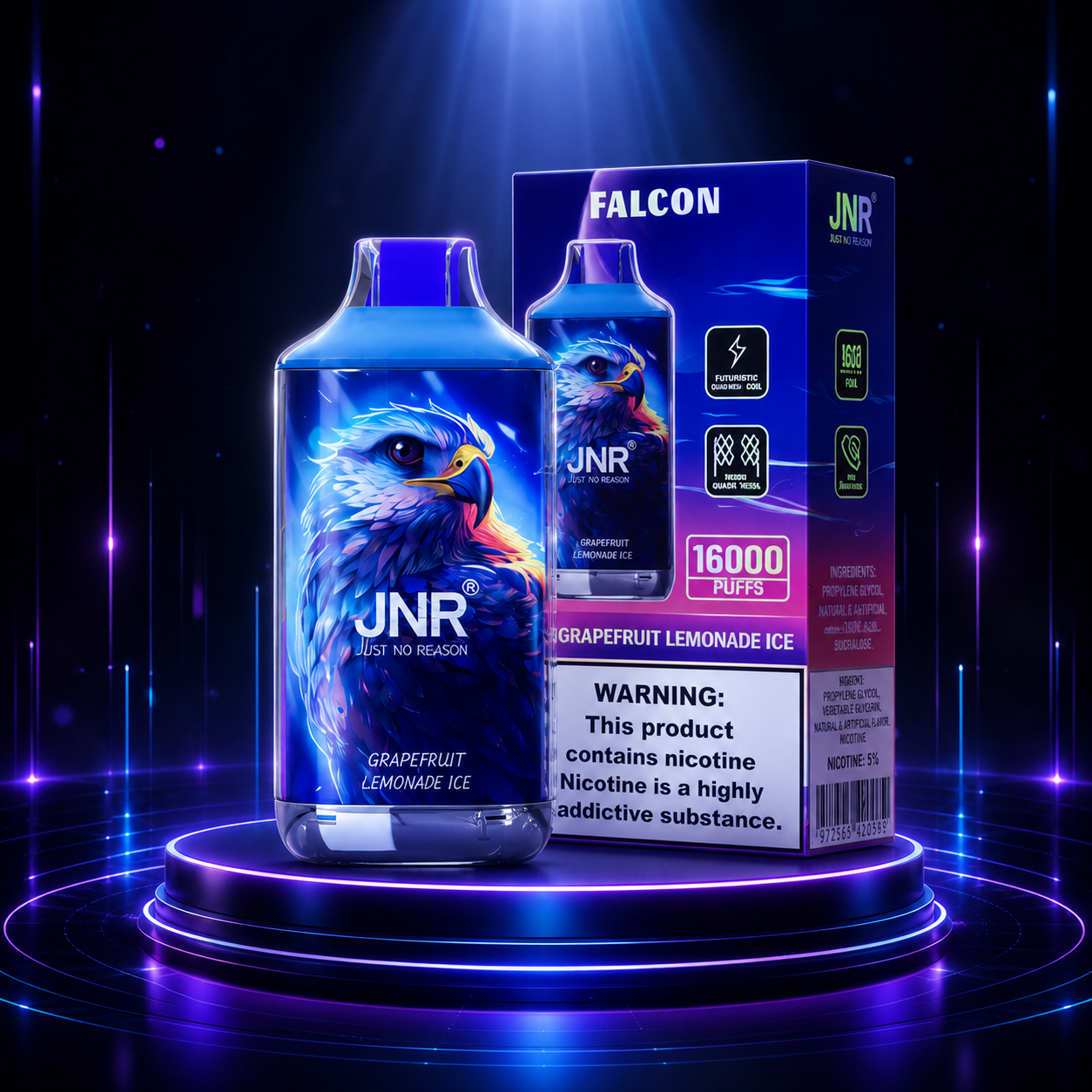 JNR Falcon 16K Vape Descartável