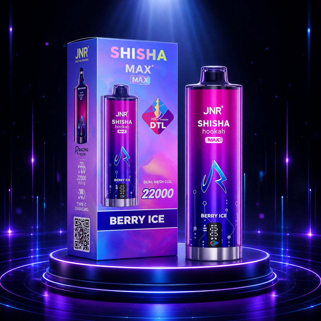 JNR Shishahookahmax 22K Vape Descartável